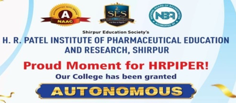 H. R. Patel Institute of Pharmaceutical Education and Research
